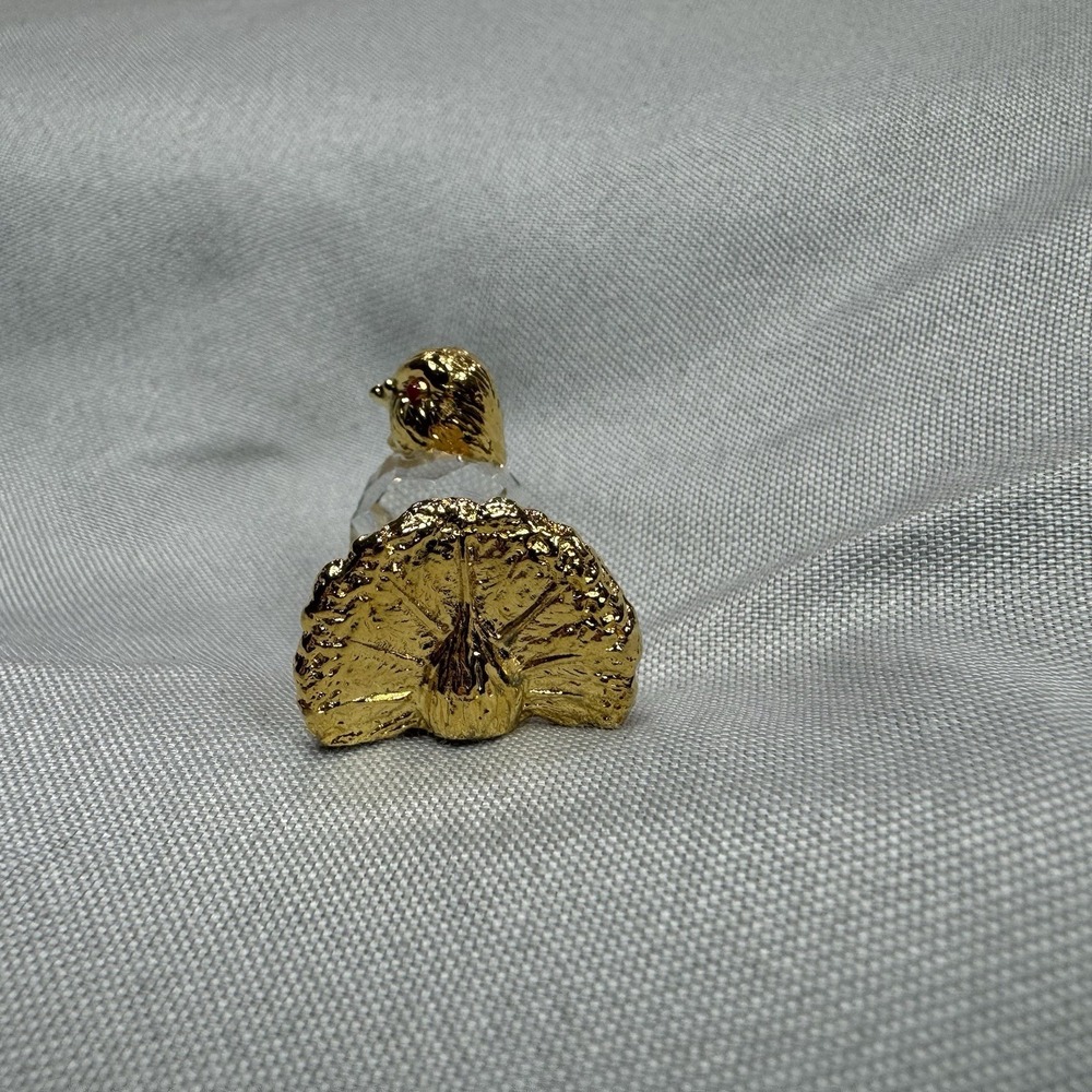 Vintage Swarovski Star Collection Songbird Figurine 66024‎ Gold Crystal - Picture 5 of 6